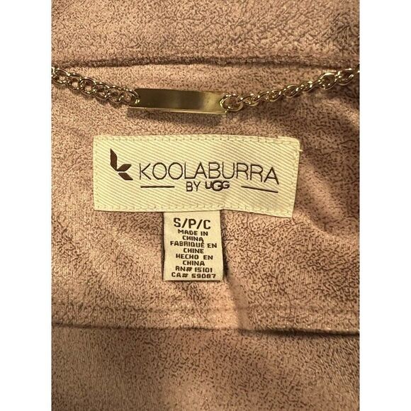Koolaburra by UGG Women's Hooded Fuzzy Jacket Ice Rose Small NWOT - Picture 8 of 8